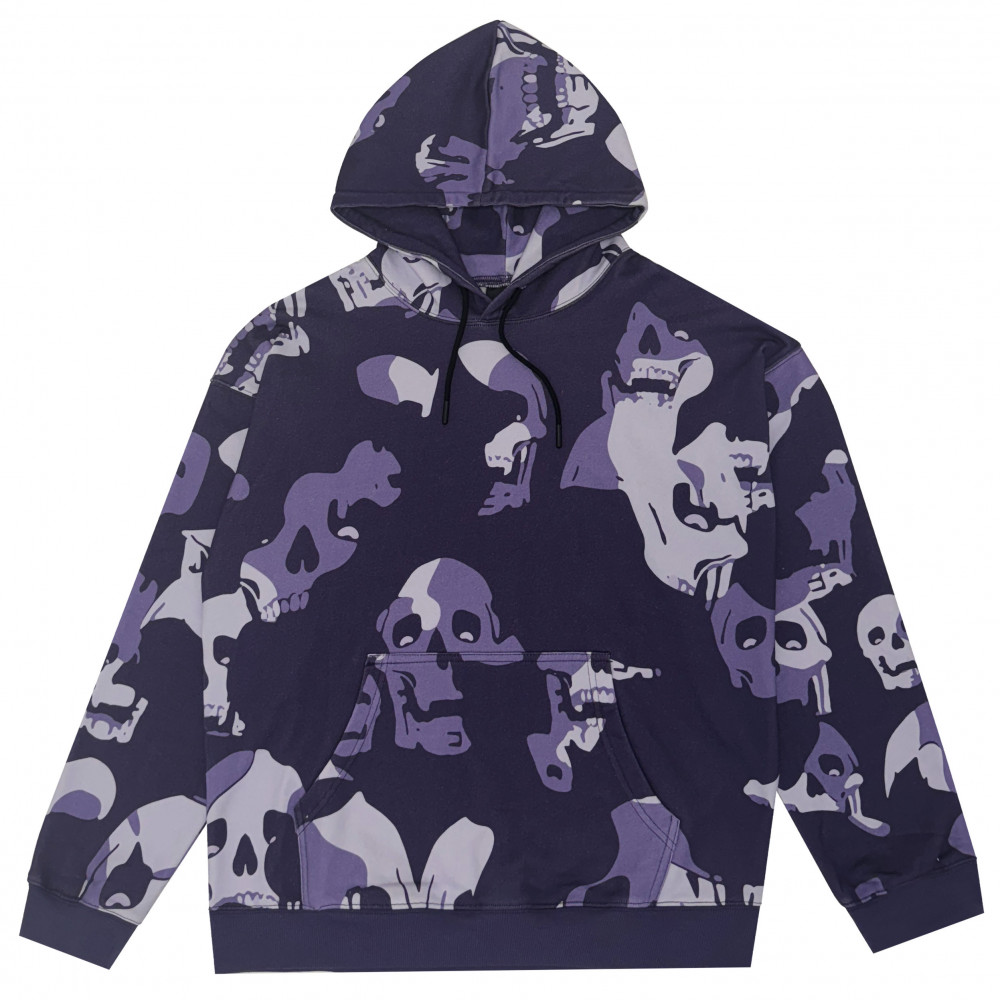 Freak Premium Camo Allover Hoodie (Purple)